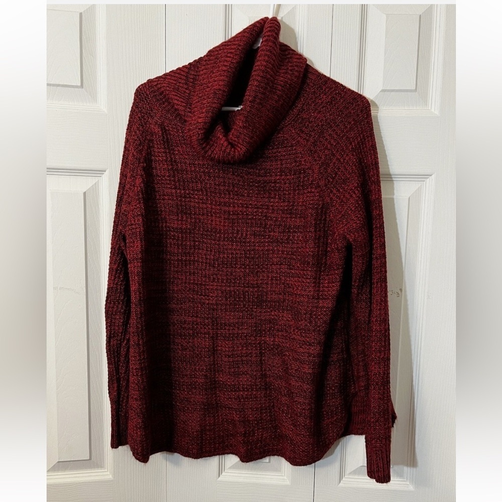 It's Our Time Maroon Cowl Neck Sweater
